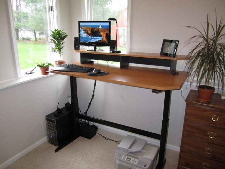 Minimalist Best Adjustable Standing Desk Reddit for Small Room