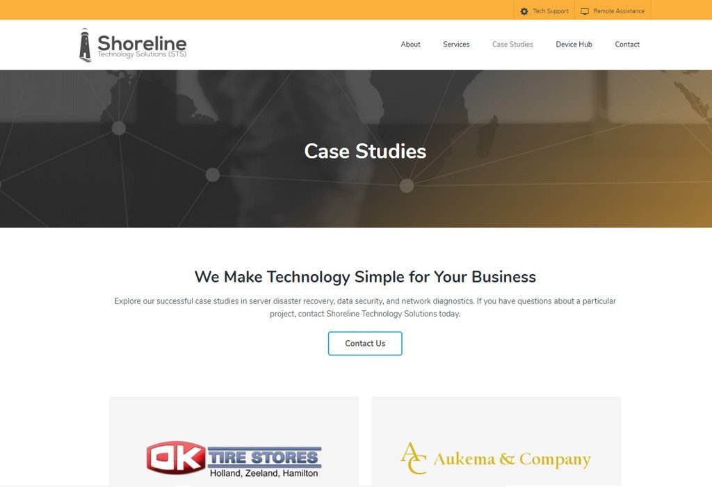 Shoreline Technology Solutions case studies
